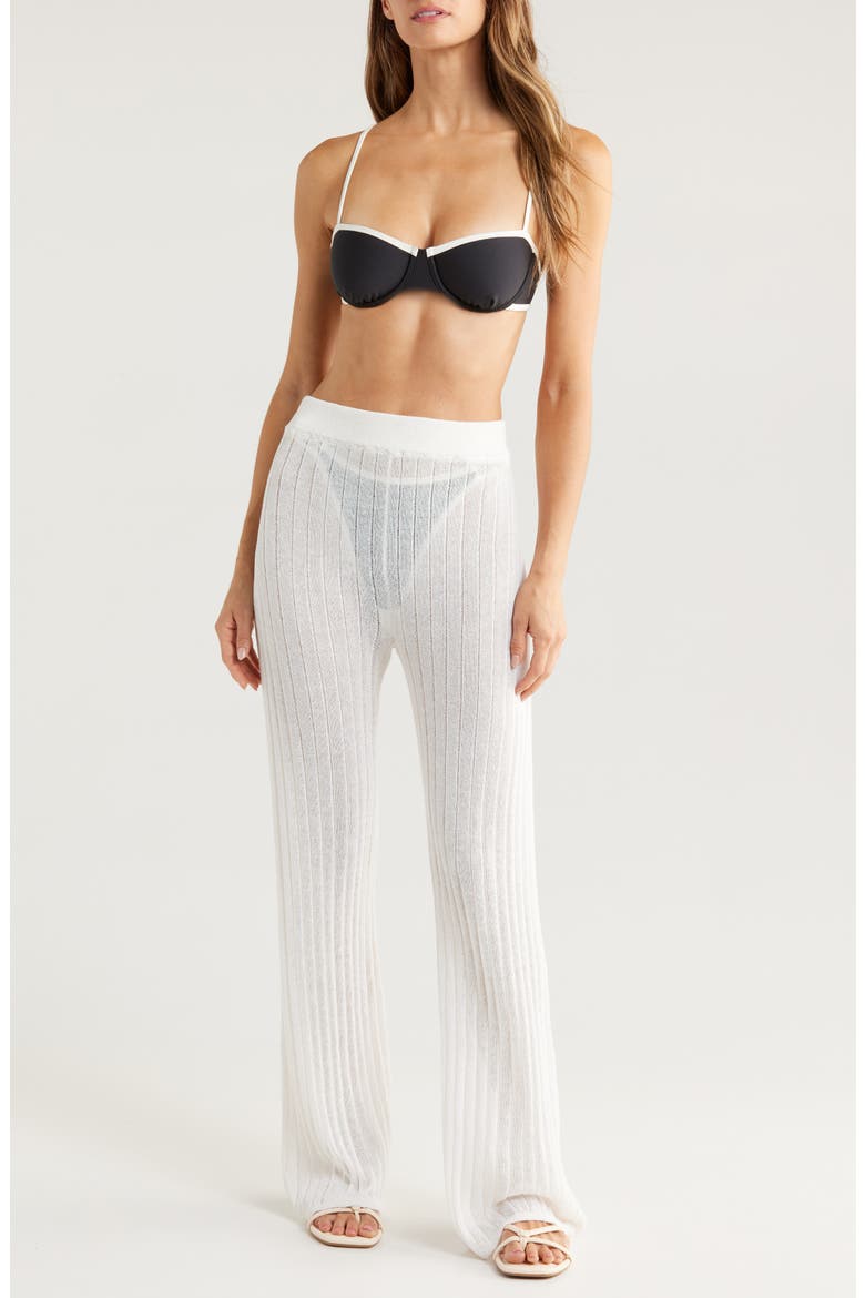 The Faye Rib Cover-Up Pants, Main, color, BRULE