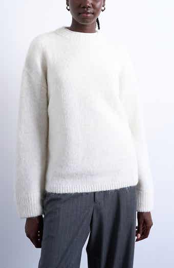Topshop Fluffy Oversize Crewneck Sweater