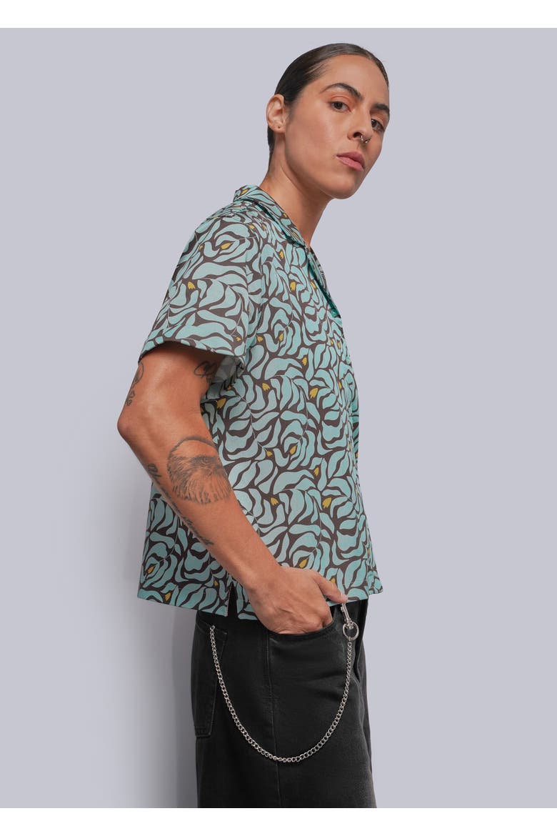 The Everyday Camp Button Up, Alternate, color, PETAL WAVE MOCHA