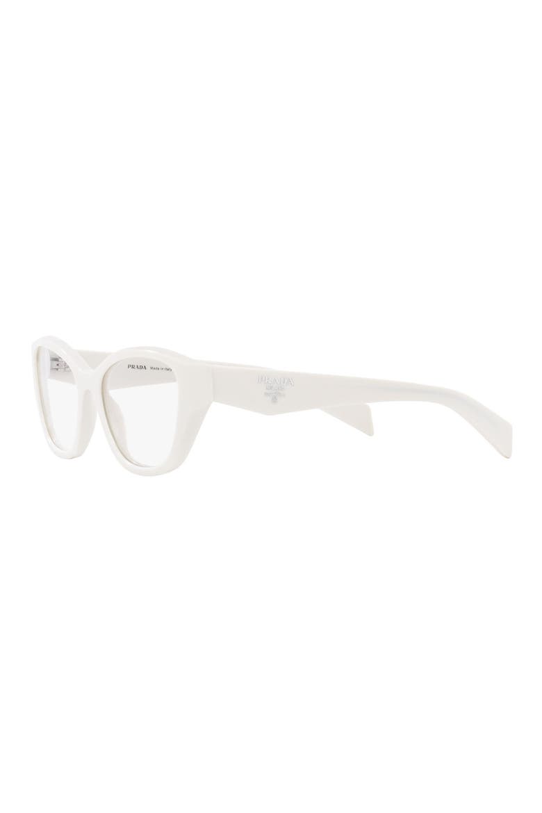 55mm Rectangular Optical Glasses, Alternate, color, BONE