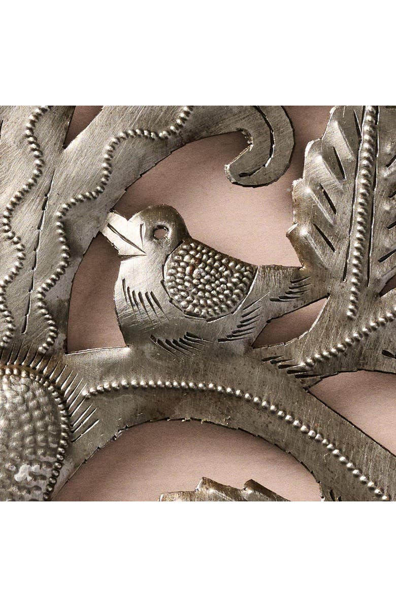 Ten Thousand Villages Zwazo Tree Metal Wall Hanging, Alternate, color, Grey