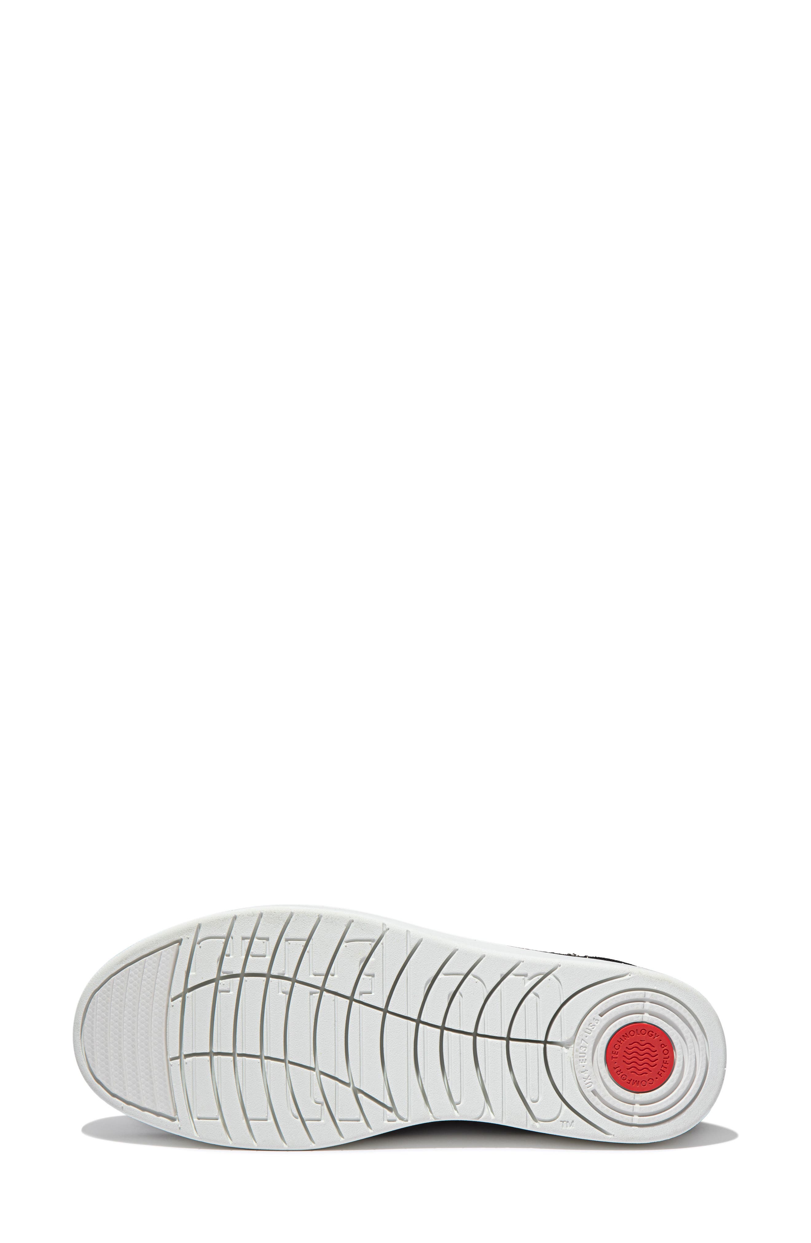 FitFlop Rally Rhinestone Knit Trainer Sneaker, Alternate, color, Black