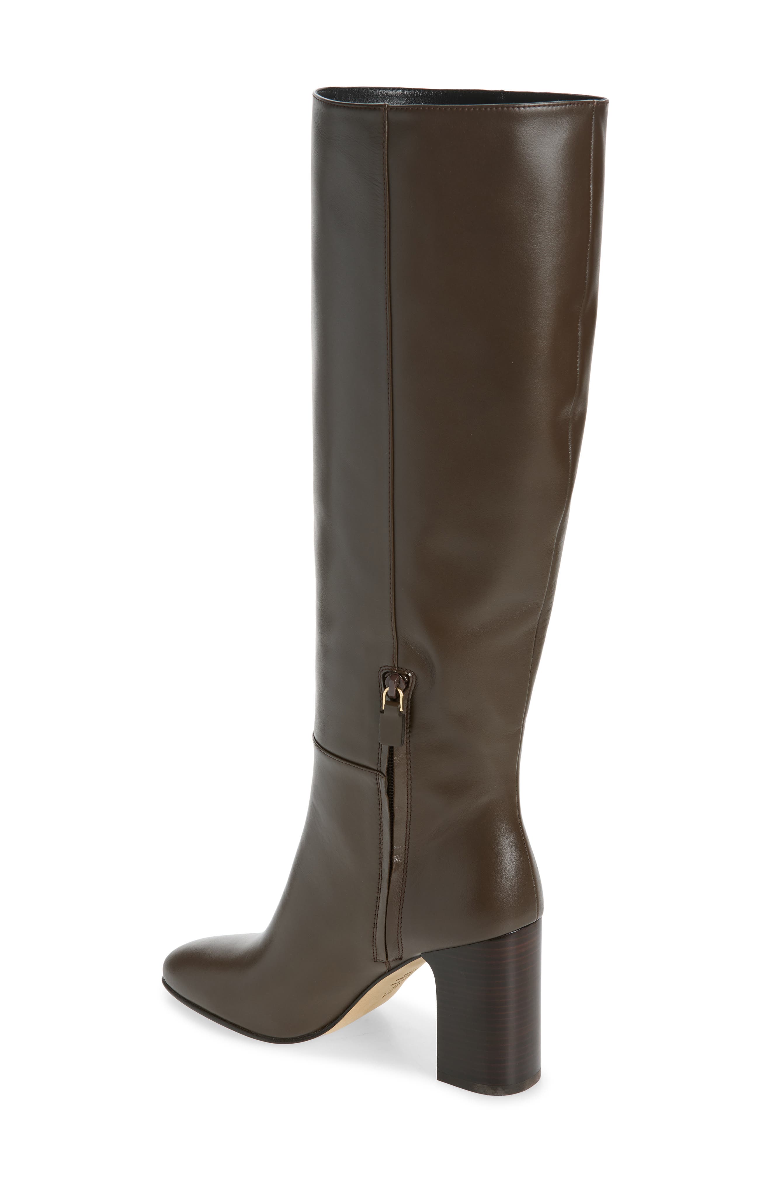 Mulberry Knee High Boot, Alternate, color, WALNUT LEATHER