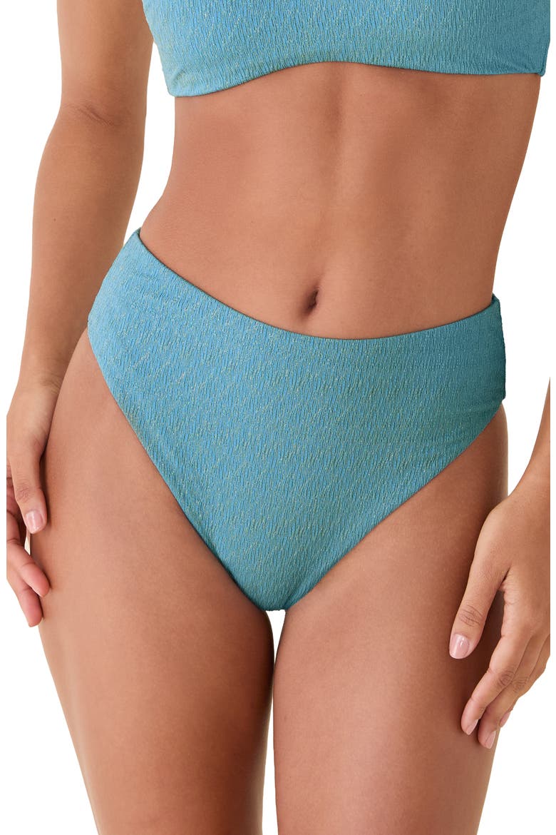 The '90s High Waist Bikini Bottoms, Main, color, SERENE
