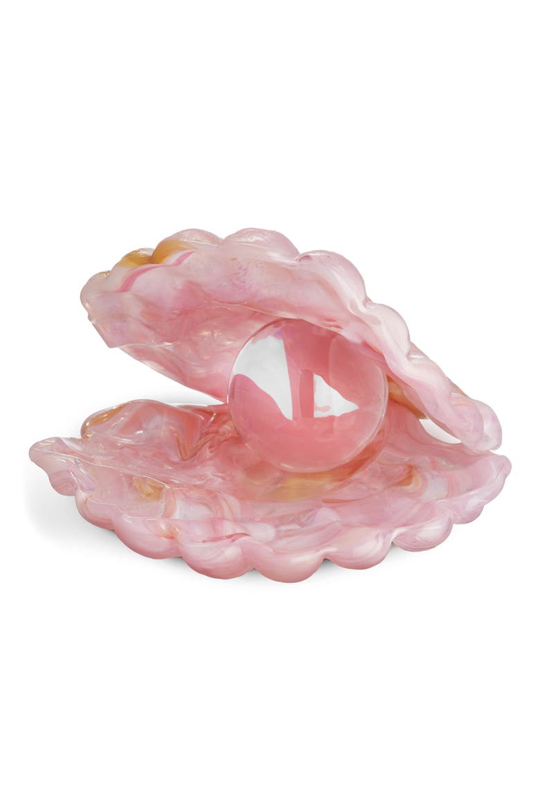 Glass Shell Decor, Main, color, PINK