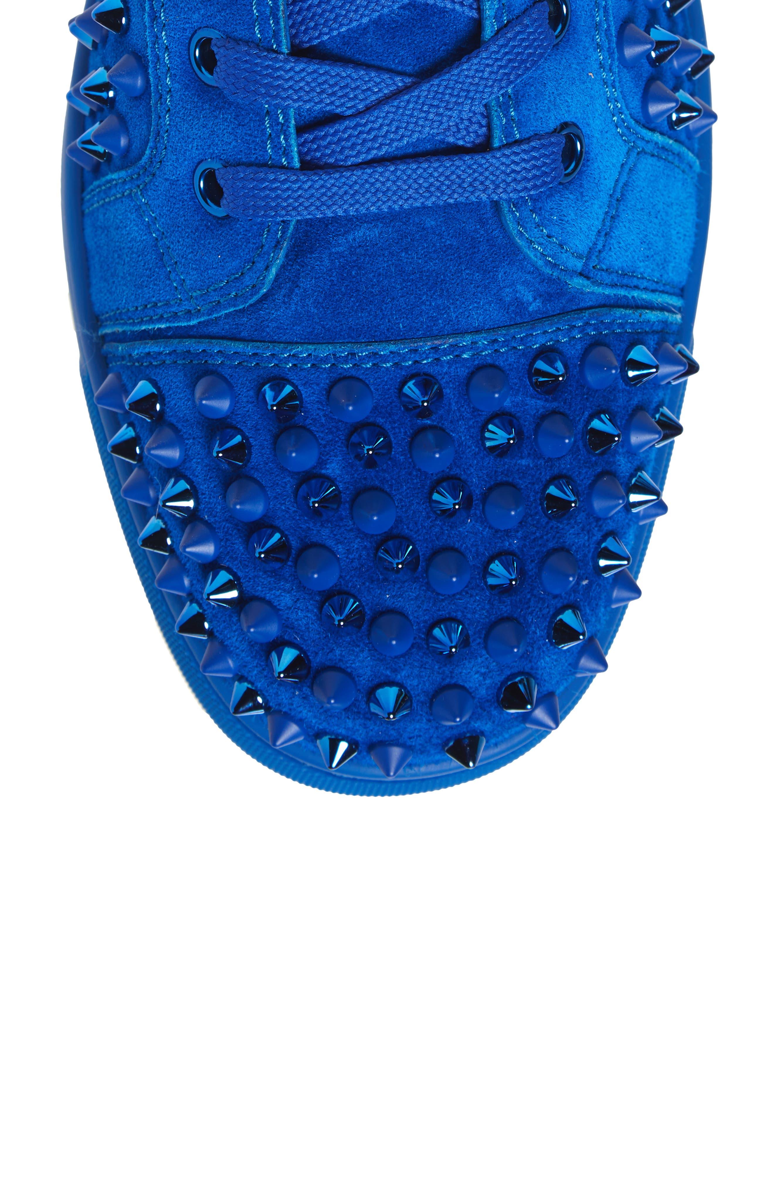 Christian Louboutin Louis Spikes High Top Sneaker, Alternate, color, 