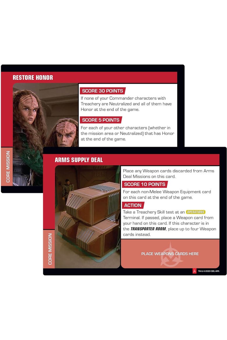 Gale Force Nine Star Trek Away Missions House of Duras Klingon Expansion, Alternate, color, Multicolored