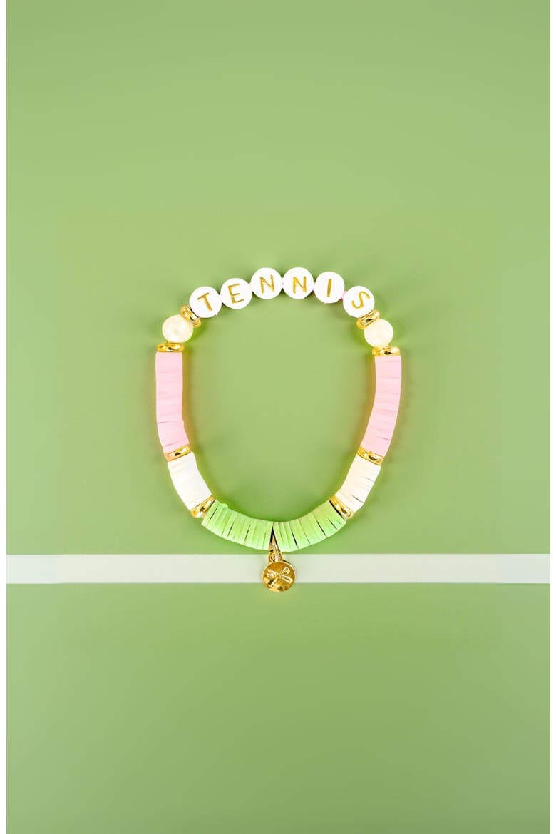 Tennis Girls' Bracelet, Alternate, color, Green