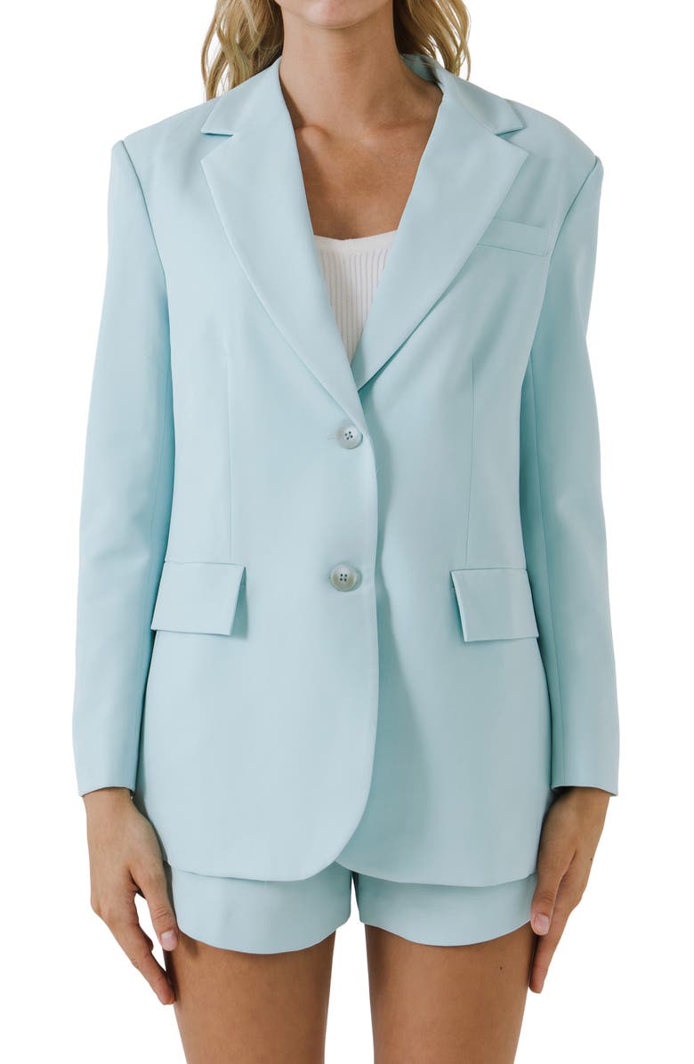 Endless Rose Everyday Notch Collar Blazer, Alternate, color, 