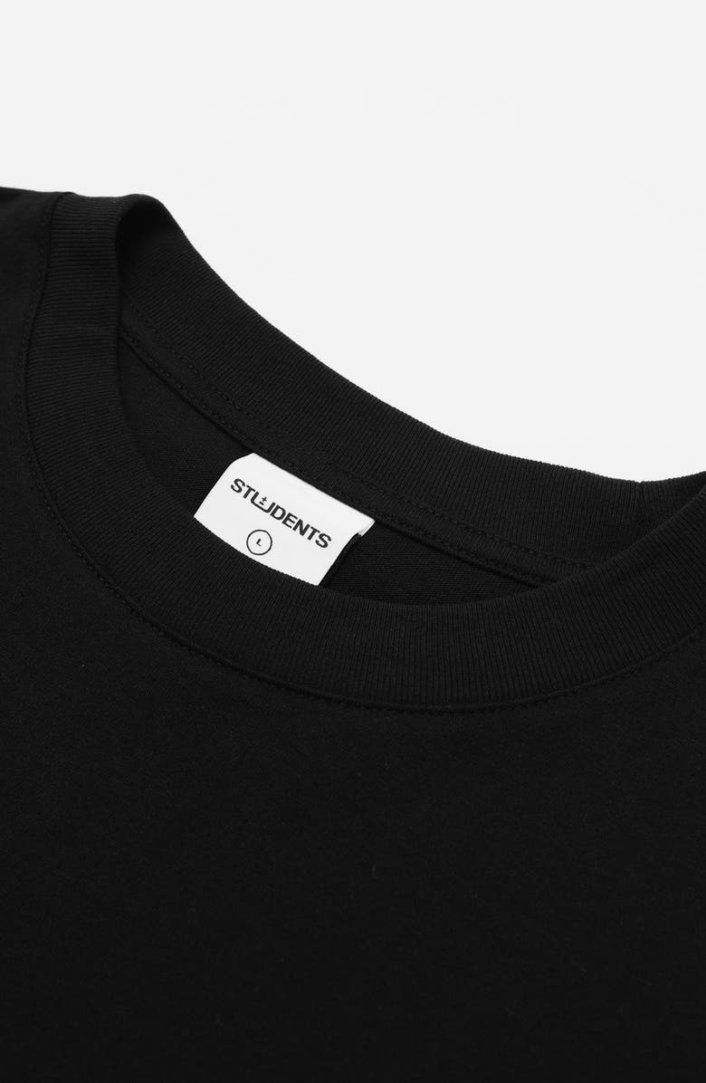 STUDENTS Tremonton Layered Look Graphic T-Shirt, Alternate, color, Black