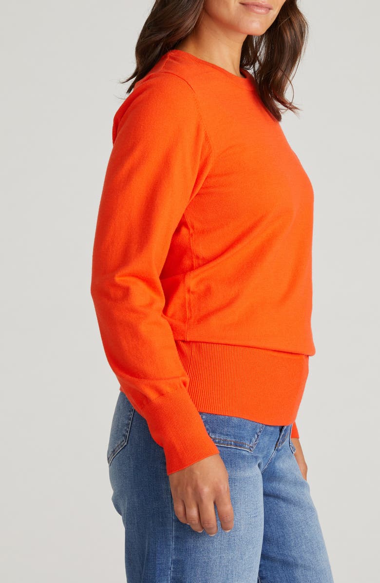 Universal Standard Crewneck Sweater, Alternate, color, Poppy