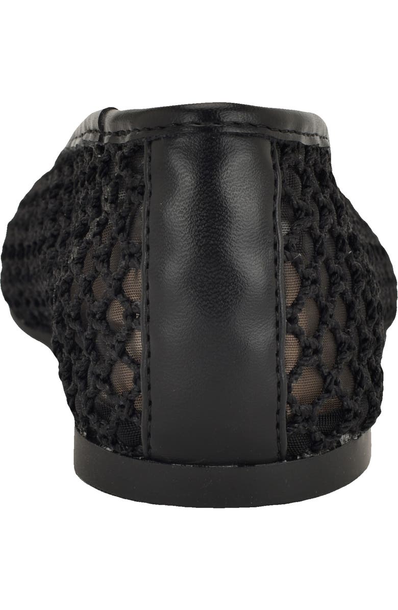 Calvin Klein Delicate Mesh Ballet Flat, Alternate, color, Black