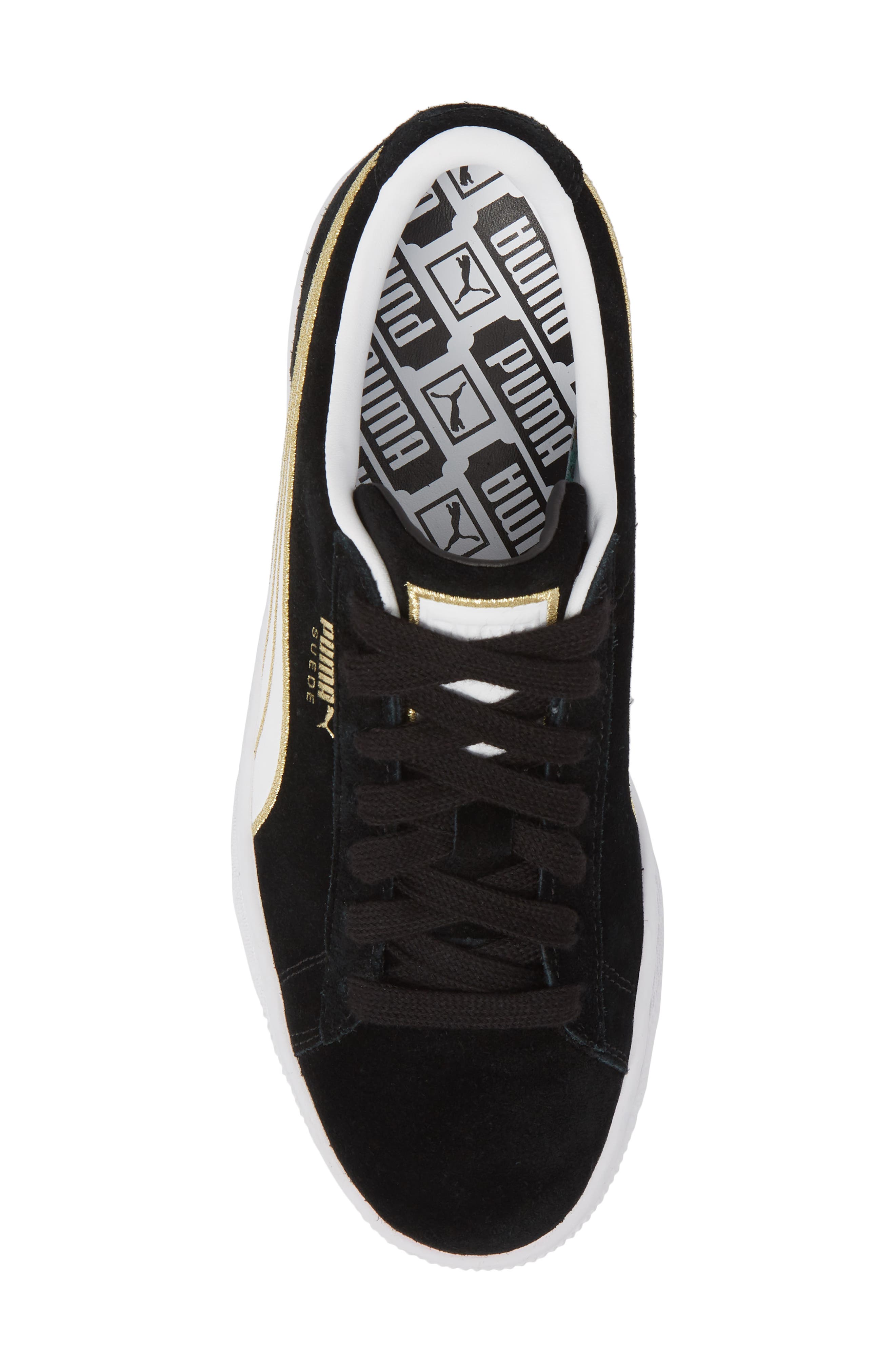 Varsity Stripe Sneaker, Alternate, color, PUMA BLACK/ PUMA WHITE