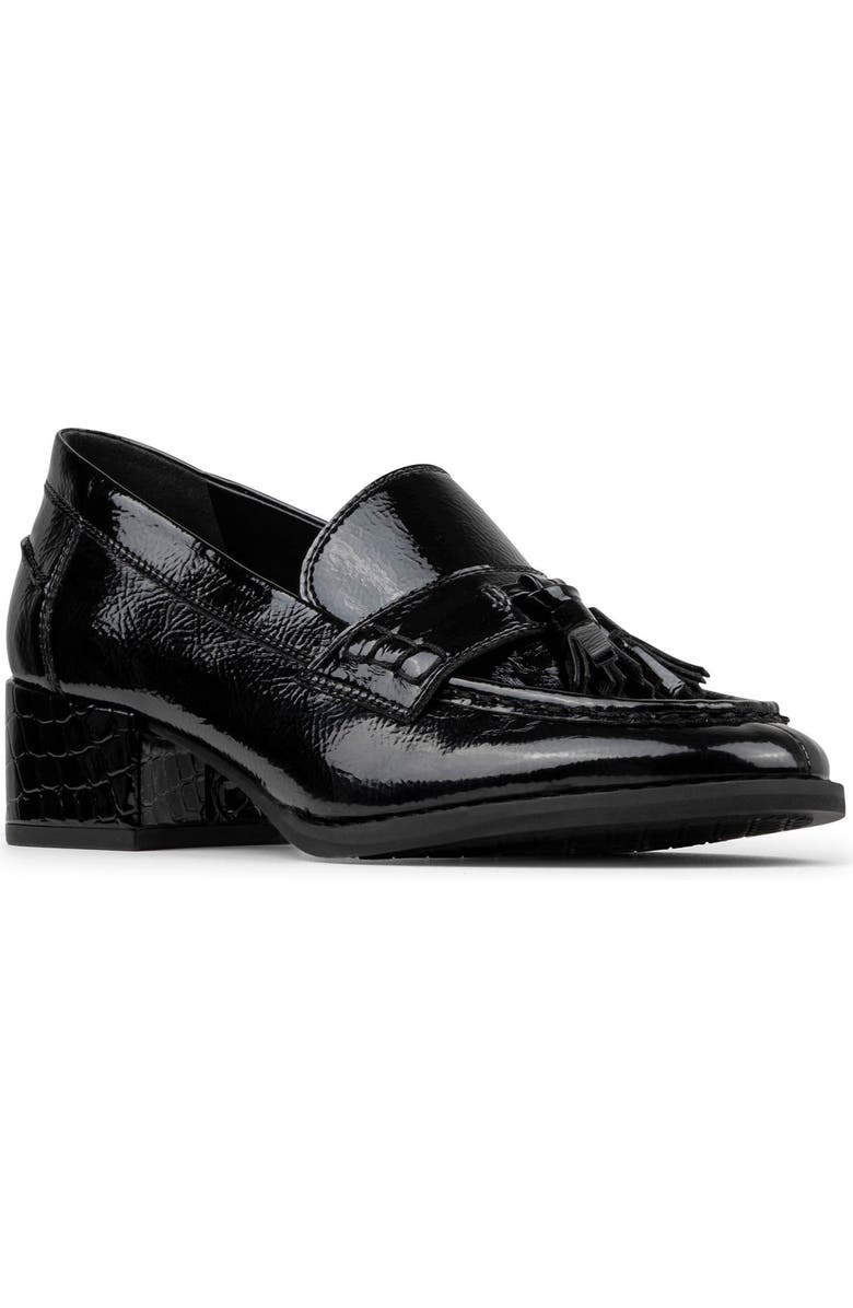 Donald Pliner Tassel Loafer Pump, Main, color, Black