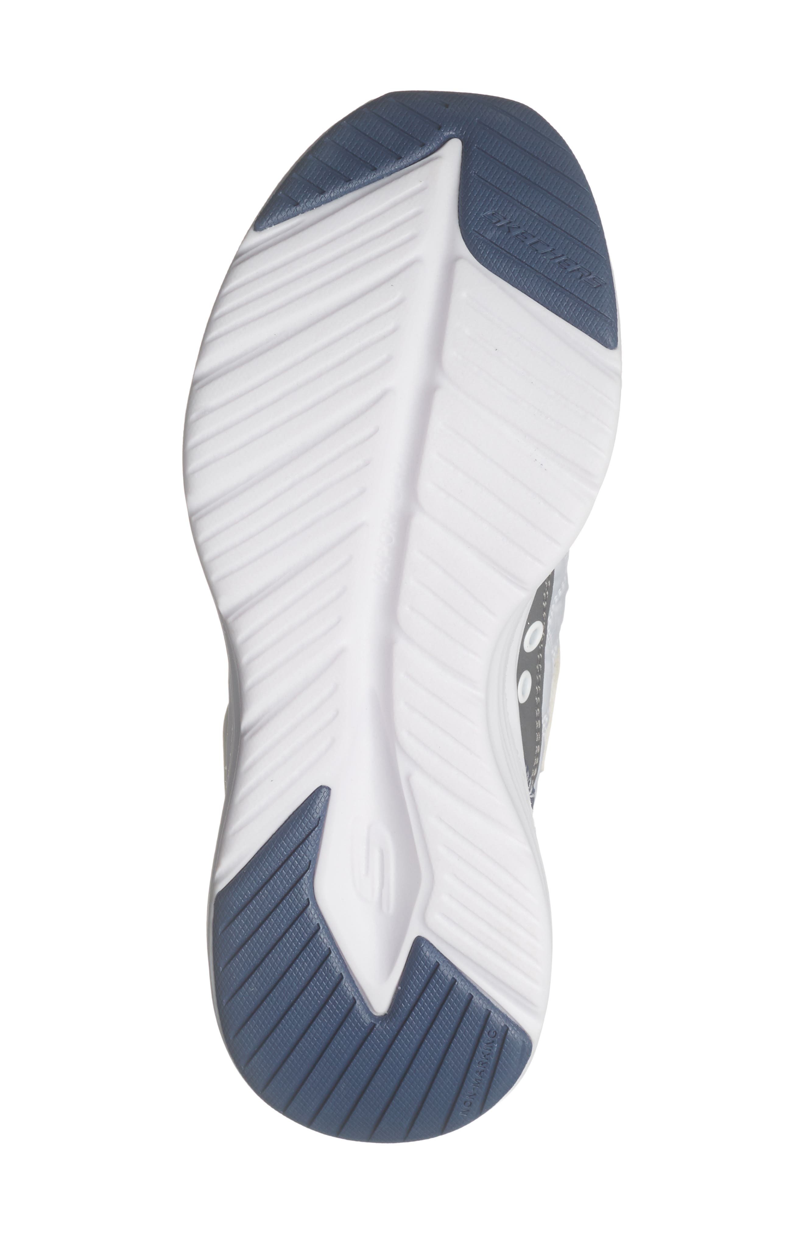 SKECHERS Kids' Contour Foam Sneaker, Alternate, color, White/ Navy