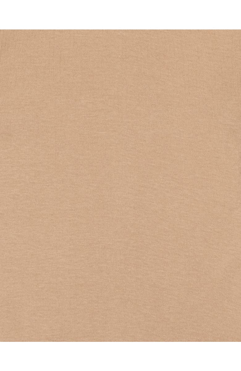 Leveret Kids Two-Piece Solid Cotton Matching Family Pajamas, Alternate, color, Beige