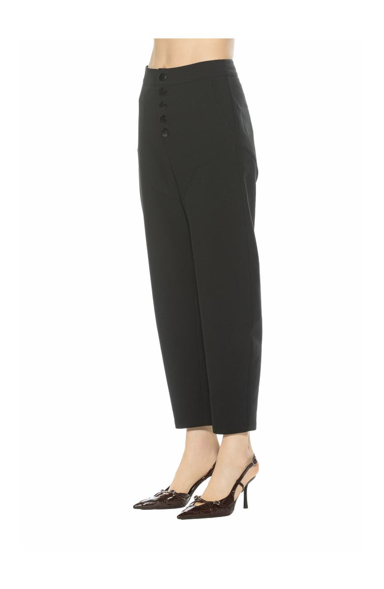 Alexia Admor Hollis Barrel Pants, Alternate, color, Black