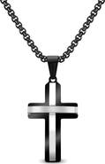EDFORCE Men's Cross Pendant Necklace
