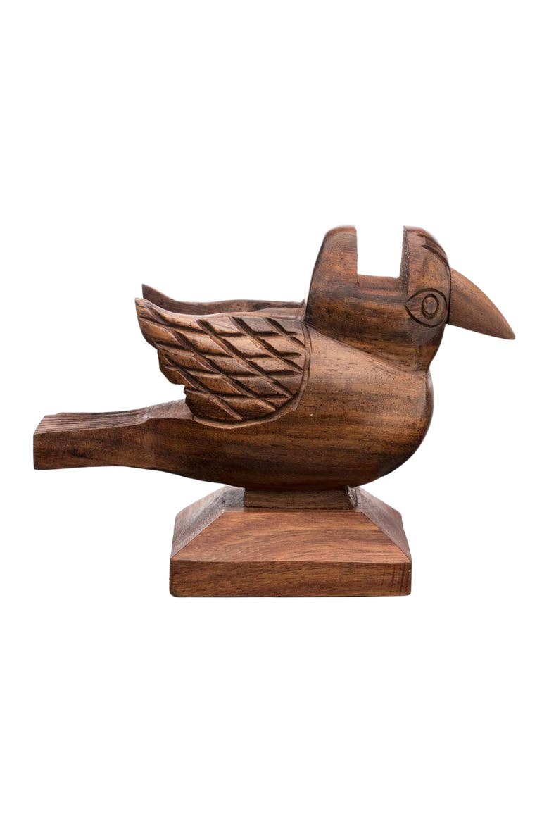 Sparrow Eyeglass Holder Stand, Alternate, color, Brown