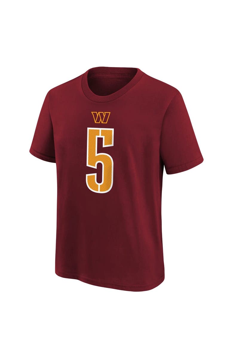 Nike Preschool Nike Jayden Daniels Burgundy Washington Commanders Player Name & Number T-Shirt, Alternate, color, Burgundy