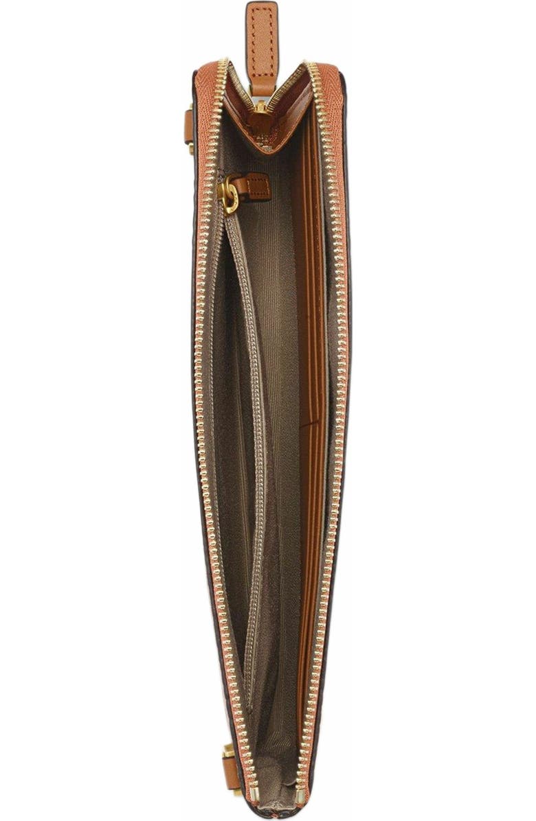 MCM Ottomar Travel Pouch in Visetos, Alternate, color, Cognac