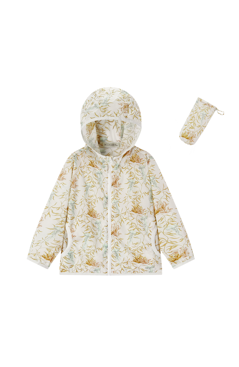 Milkbarn Hooded Windbreaker Jacket, Alternate, color, Under The Sea