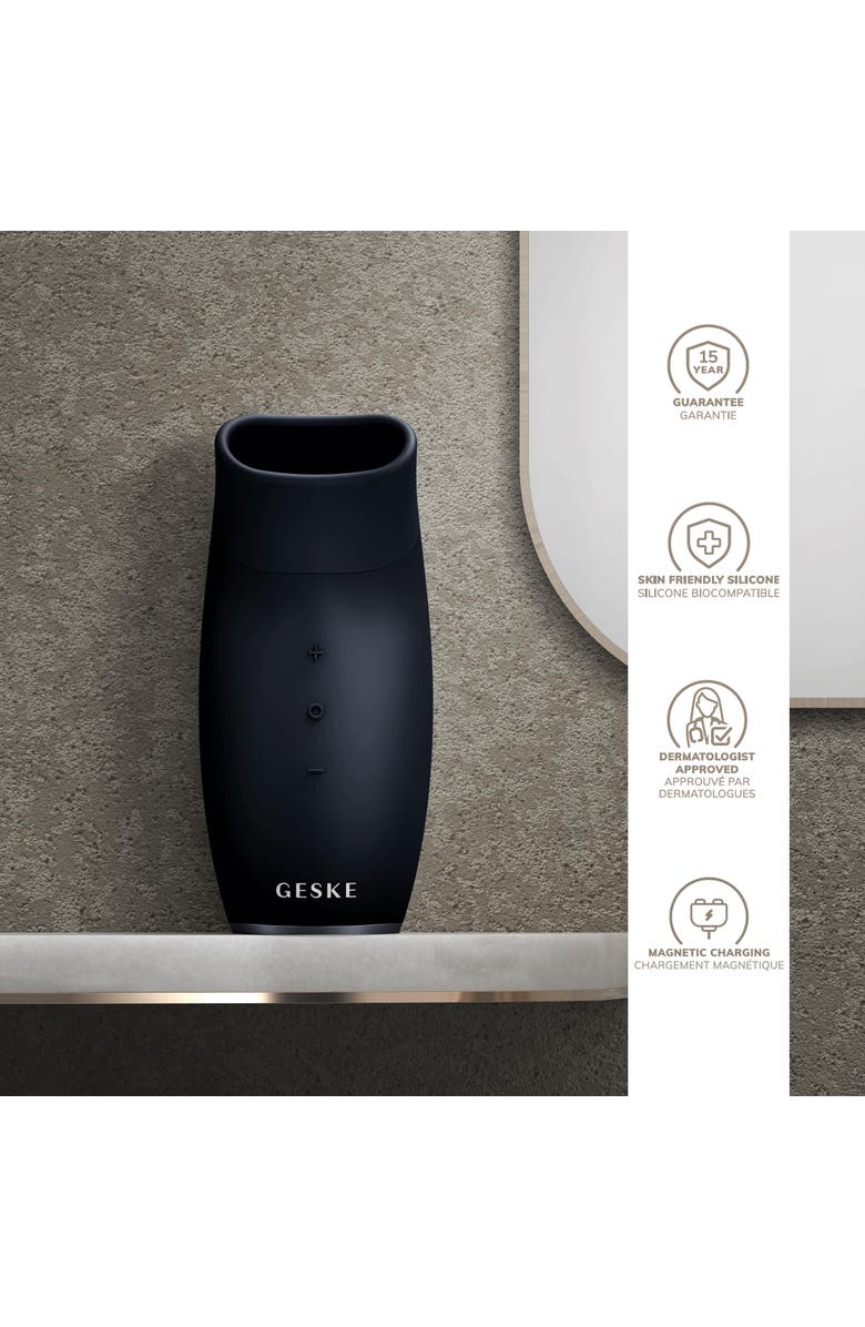 GESKE SmartAppGuided Lip Volumizer & Booster | 6 in 1, Alternate, color, Black