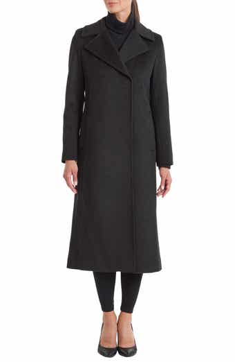 Sofia Cashmere Wool Notch Lapel Coat