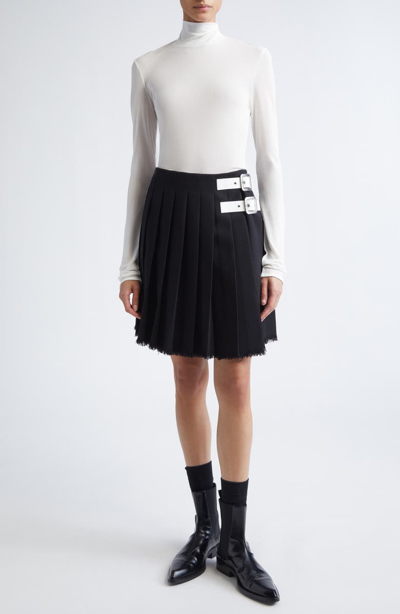 Jil Sander Semisheer Fitted Turtleneck Top, Alternate, color, Latte