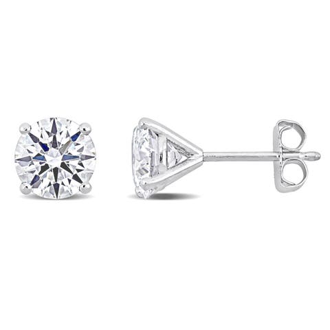 Lab-Grown Diamond Stud Earrings Platinum