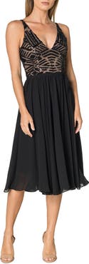 Dress the Population Alicia Fit 
Flare Dress