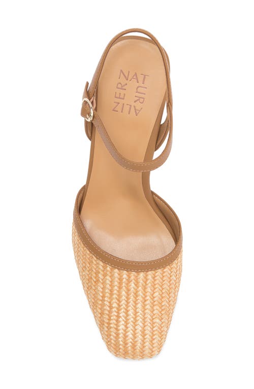 Naturalizer Wave Block Heel Pump In Brown Multi
