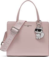 KARL LAGERFELD PARIS Maybelle Satchel with Choupette Hang Off
