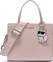 KARL LAGERFELD PARIS Maybelle Satchel with Choupette Hang Off
