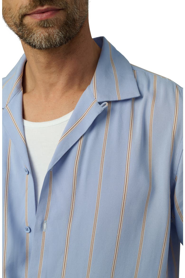 Stripe Camp Shirt, Alternate, color, BLUE HERON STRIPE