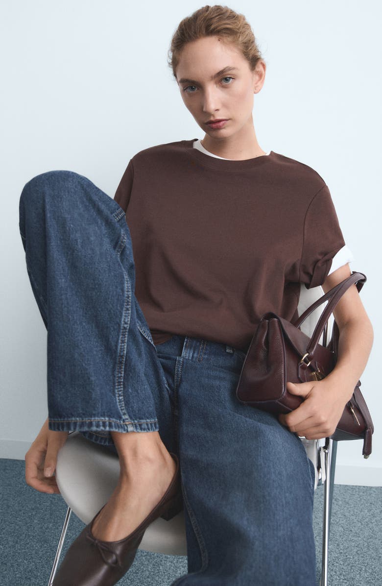 MANGO Miami Straight Leg Jeans, Alternate, color, Dark Blue