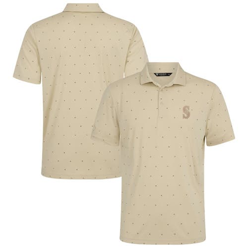 Levelwear Cream Seattle Mariners Vision Polo In Neutral