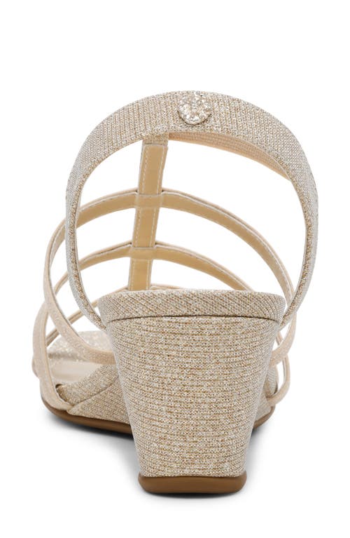 ANNE KLEIN ANNE KLEIN BIJOU STRAPPY WEDGE SANDAL