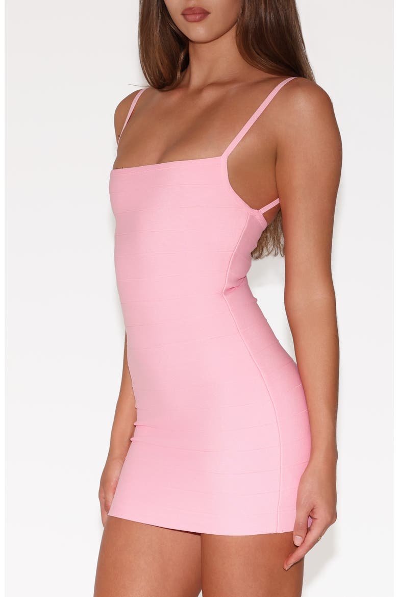 Midori Bandage Body-Con Minidress, Alternate, color, BABY PINK