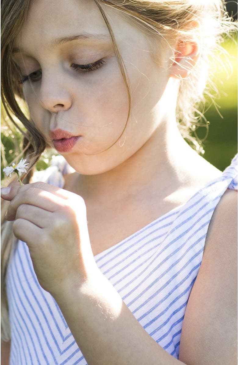 Hope & Henry Girls' Bow Shoulder Swing Dress, Toddler, Alternate, color, 