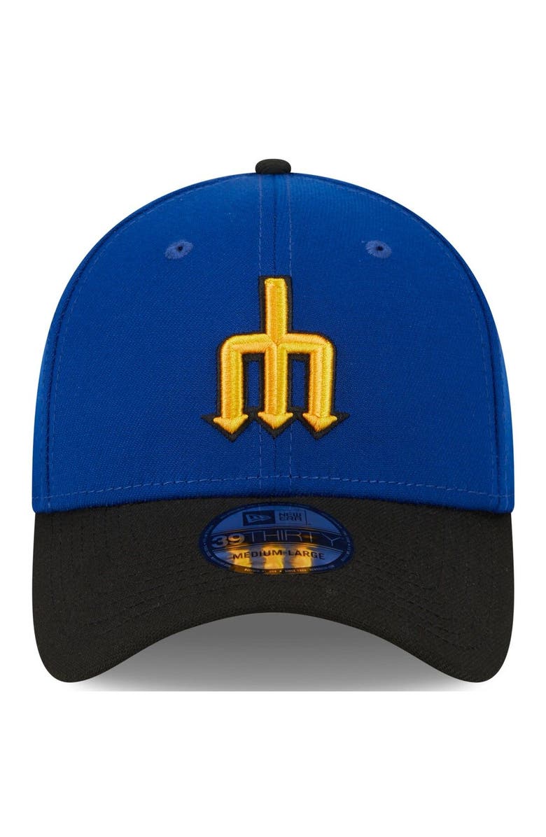New Era Men's New Era  Royal/Black Seattle Mariners 2023 City Connect 39THIRTY Flex Fit Hat, Alternate, color, 