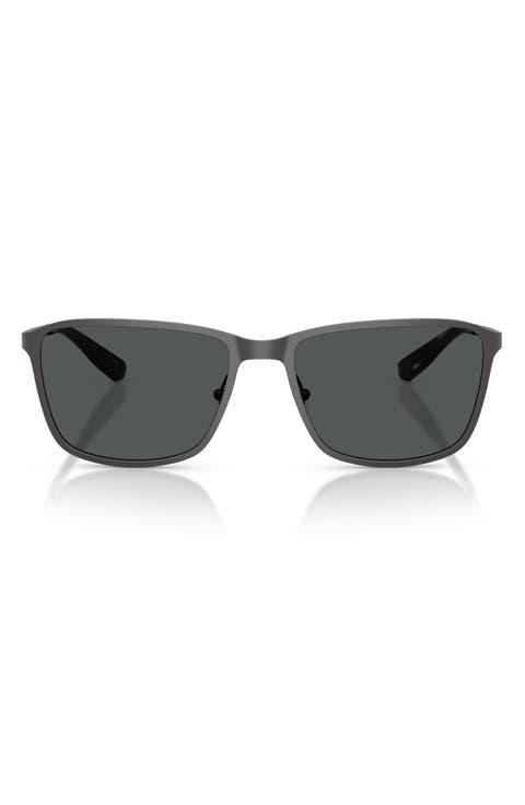 57mm Rectangular Sunglasses