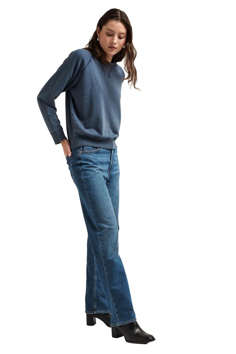 The Recycled Fleece Classic Sweatshirt, Main, color, Mineral Moonlit Ocean