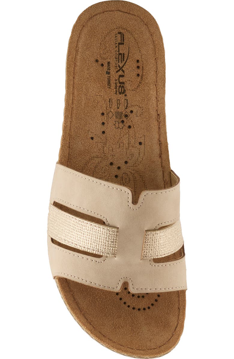 Flexus by Spring Step Tethys Slide Sandal, Alternate, color, Bone