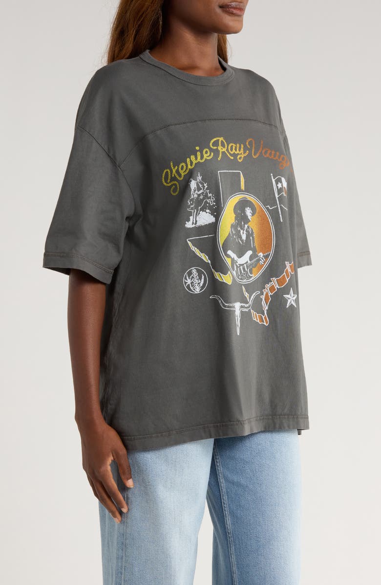 Junk Food SRV Texas Cotton Graphic T-Shirt, Alternate, color, Vintage Black