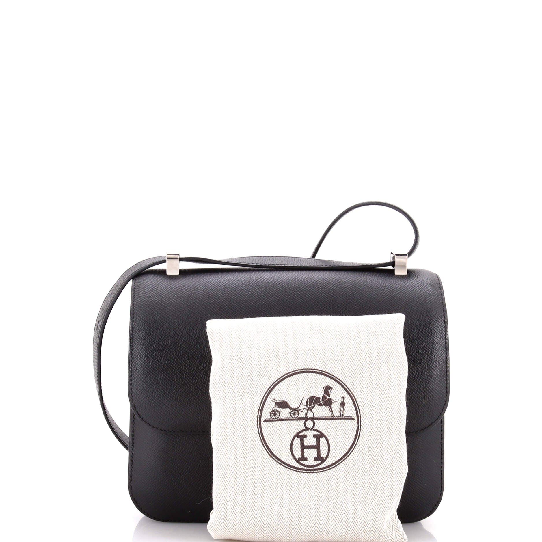 Pre-Owned Hermes Constance Bag Epsom 24, Alternate, color, Noir