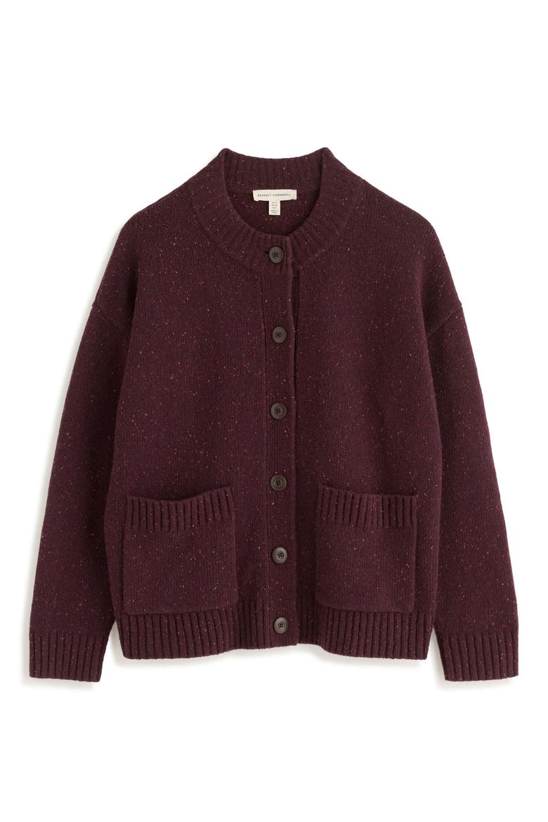 Harbour Sands Cardigan, Alternate, color, DARK HELLEBORE
