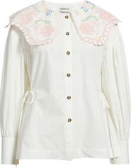 Damson Madder Valentina Collared Top