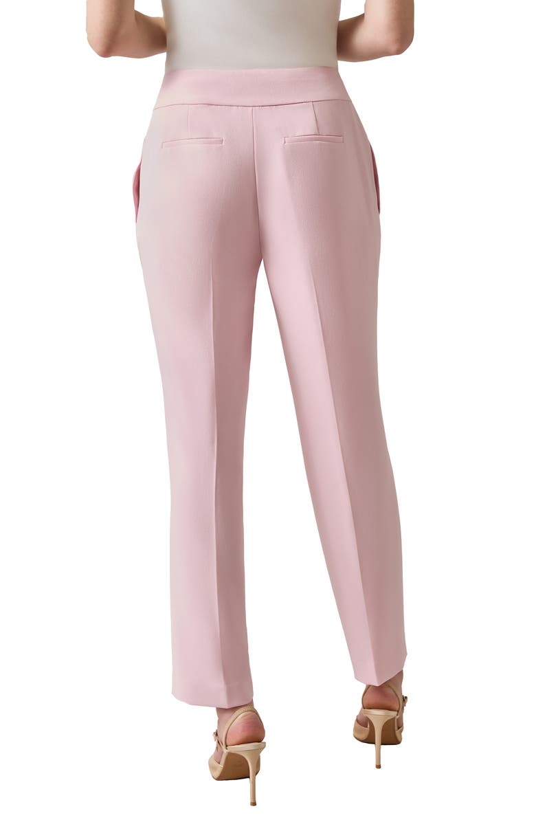 KASPER Flat Front Slim Pants, Alternate, color, 