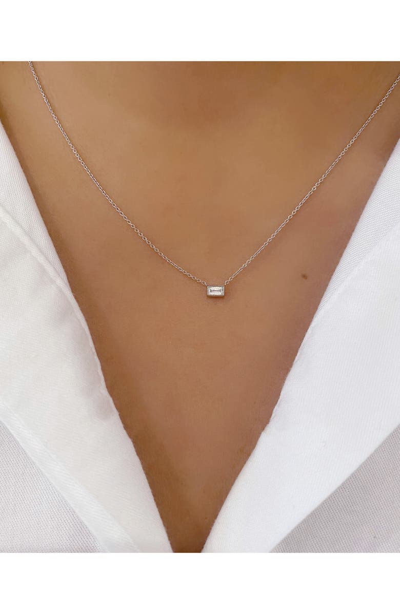 Sethi Couture Diamond Bezel Pendant Necklace, Alternate, color,